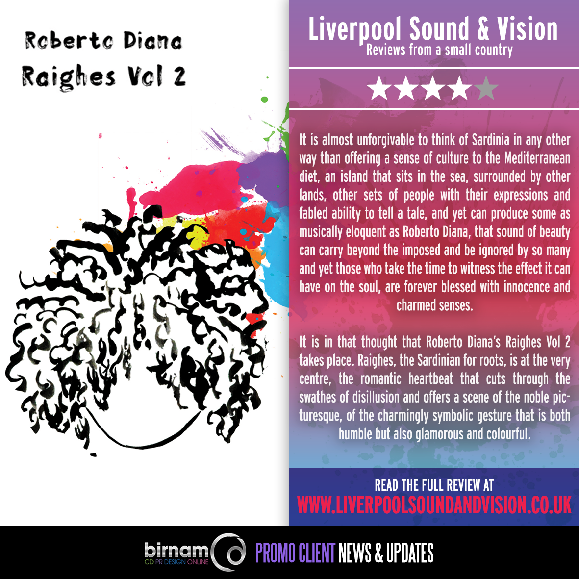 Raighes Vol 2 by Roberto diana 4 stelle su liverpool sound and vision