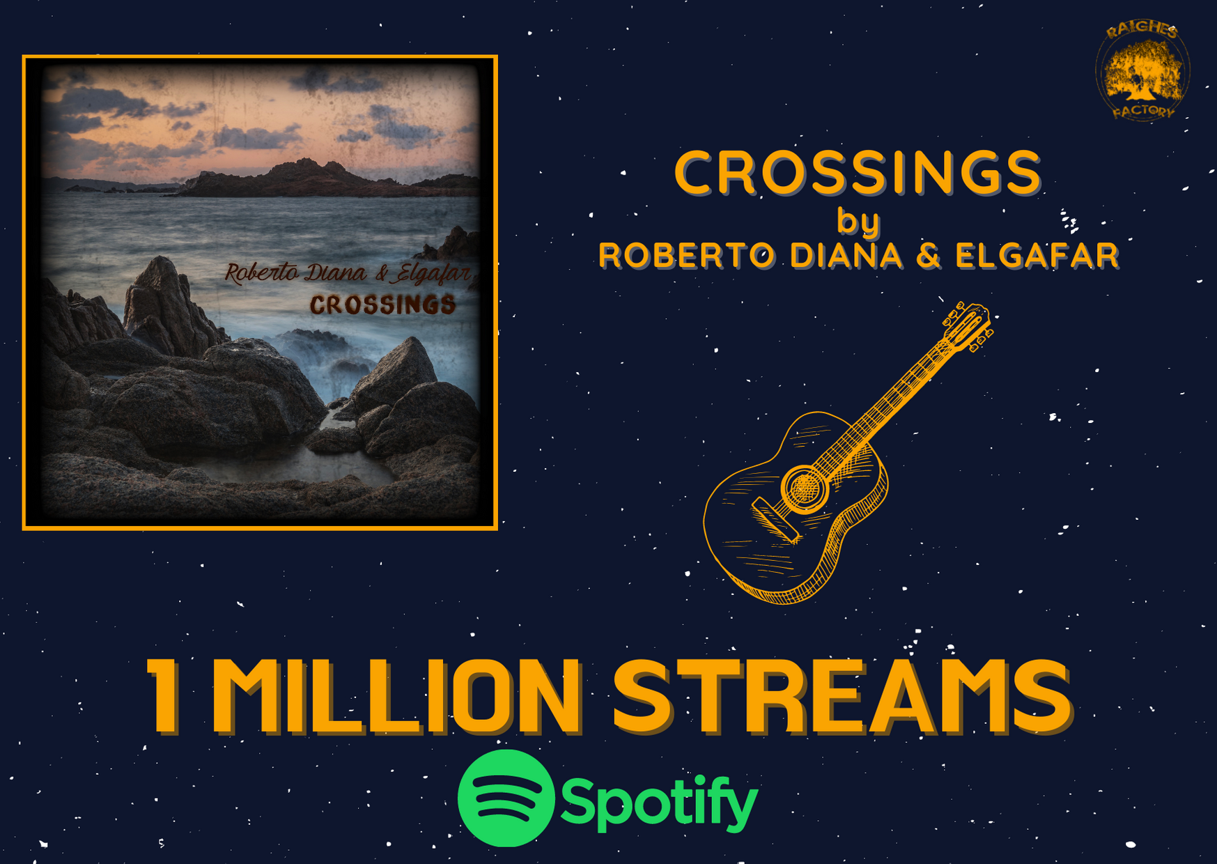 Crossings: 1 Million Streams